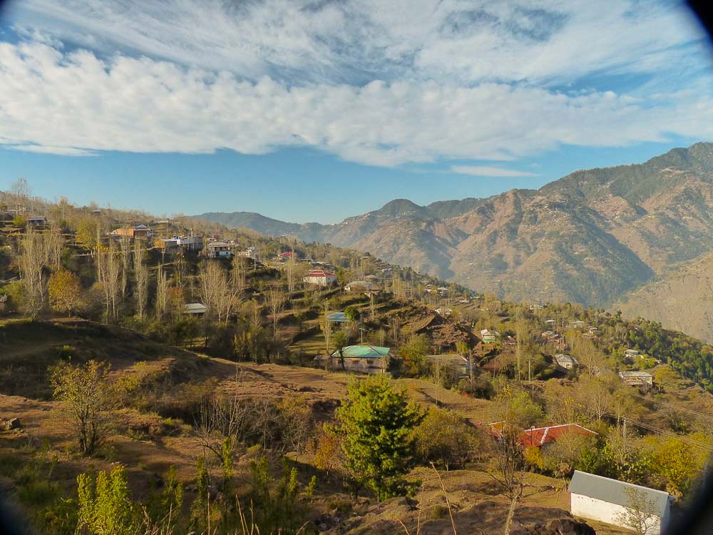 Looking back towards Murree, where we stayed the night.
