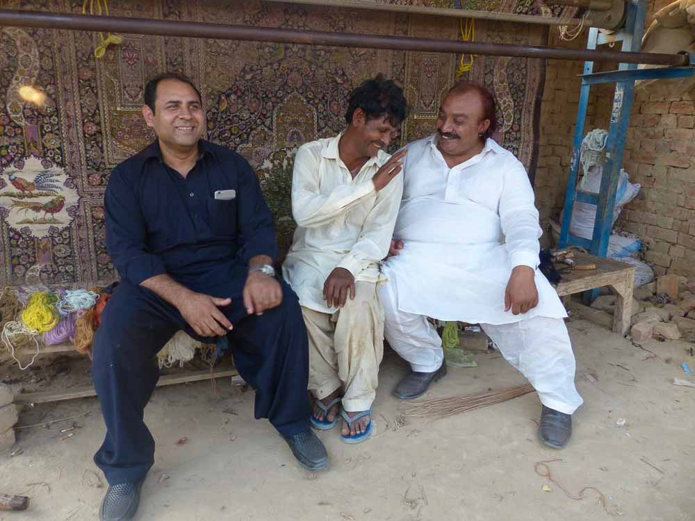 Ehsan, Rasoom and Mr. Shah enjoying a good time. 